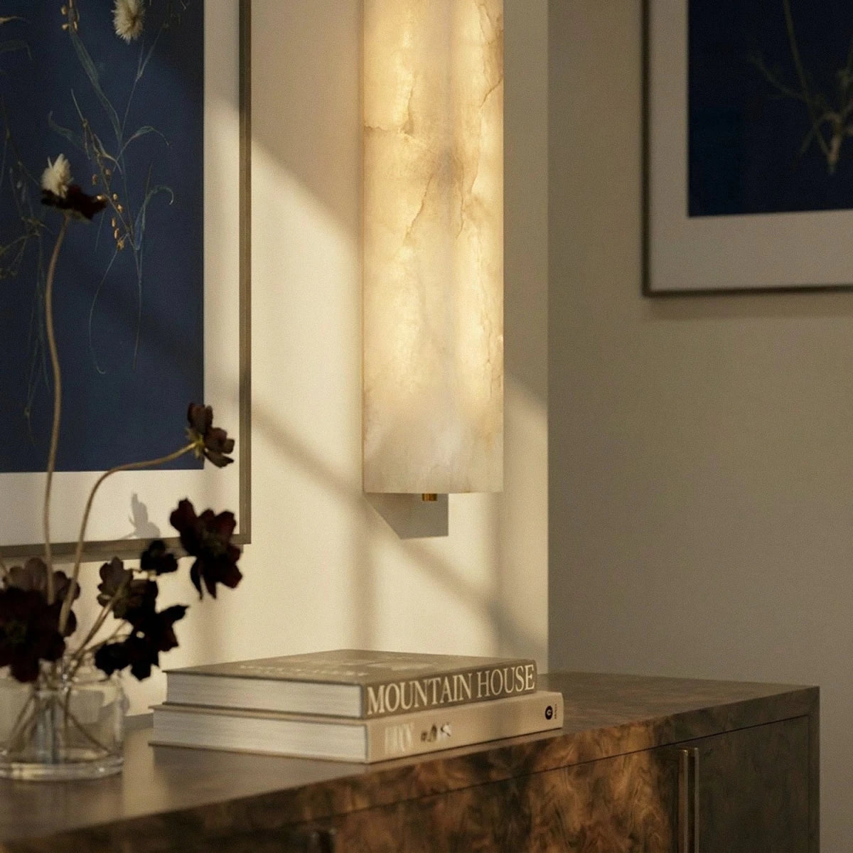 Vectis Alabaster Wall Sconce - Residence Supply
