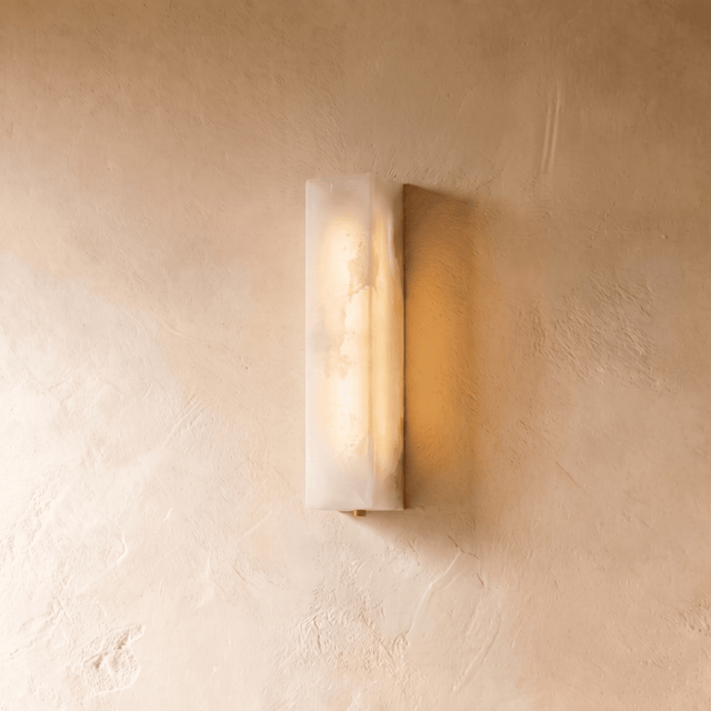 Vectis Alabaster Wall Sconce - Residence Supply