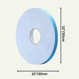 Vefni Panels - Durable, Modern Design for Any Space. Double-sided adhesive tape roll measuring 12x12 inches, ideal for mounting Vefni wall panels.