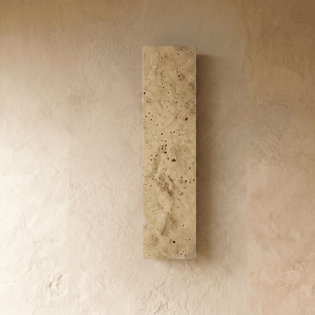 Veil Travertine Wall Lamp - Residence Supply