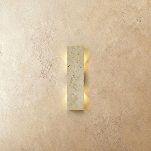 Veil Travertine Wall Lamp - Residence Supply