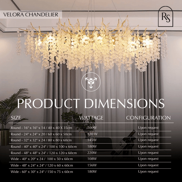 Velora Chandelier - Residence Supply