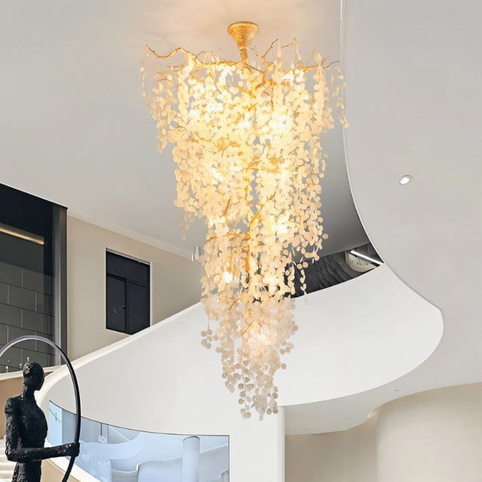 Velora Long Staircase Chandelier - Contemporary Lighting