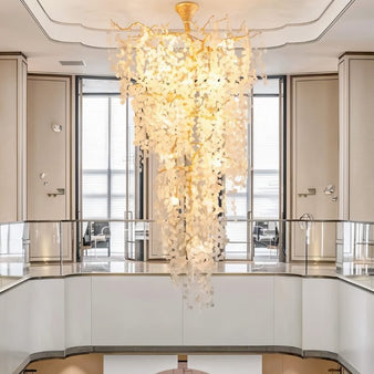 Velora Long Staircase Chandelier - Modern Chandeliers