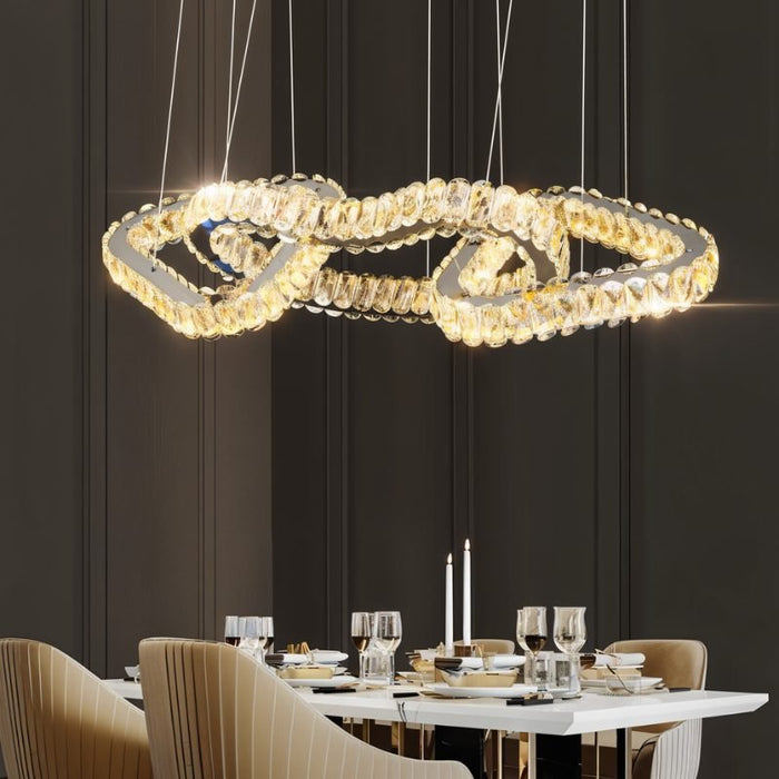 Vidre Chandelier - Crystal Chandelier for Dining Room Lighting 