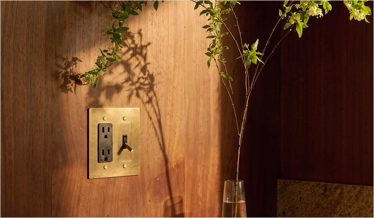 Vintage Brass Switch