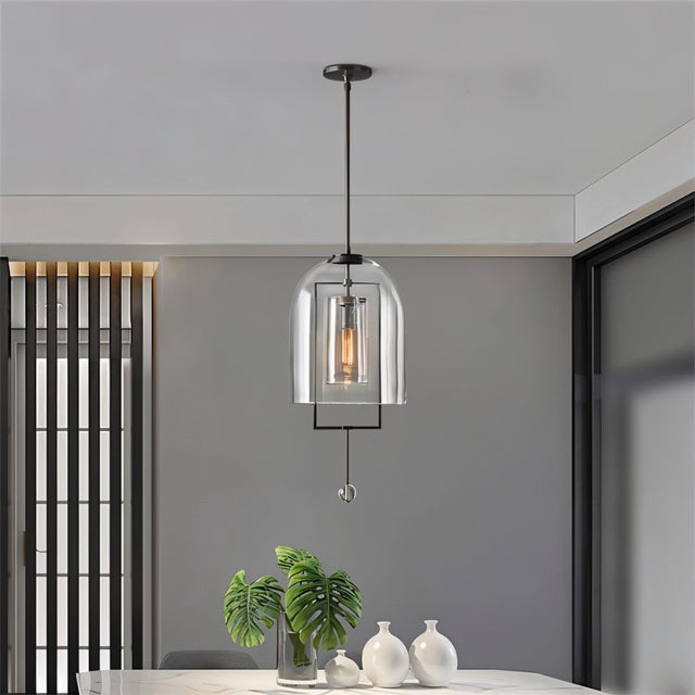 Vintage Glass Lantern Pendant Lights