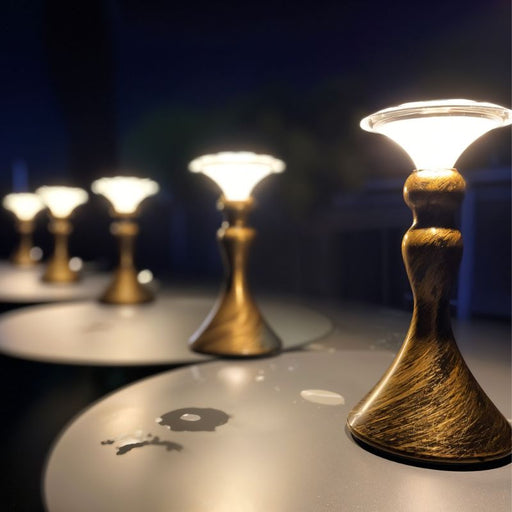 Vintage Hourglass Table Lamp - Outdoor Lighting