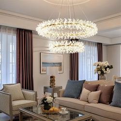 Warda Crystal Chandelier - Living Room Lighting
