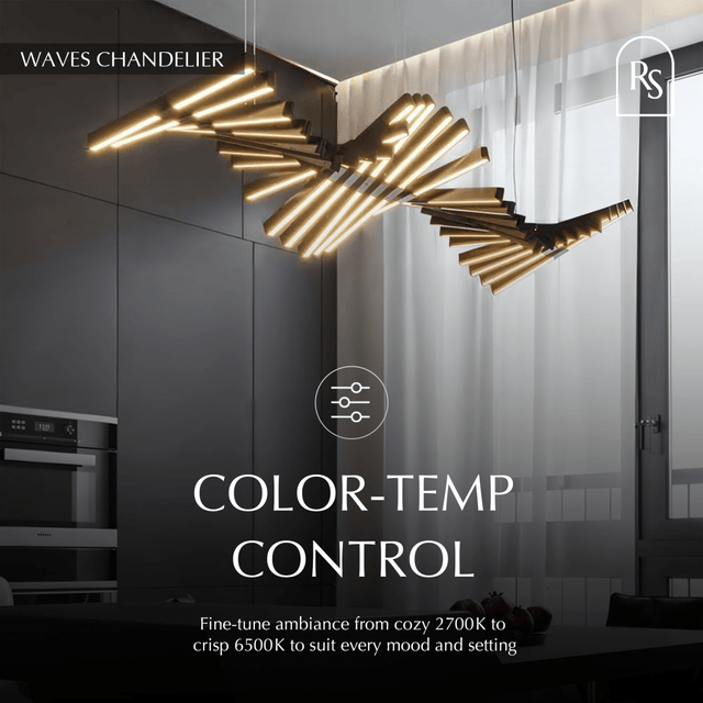 Waves Chandelier - Residence Supply