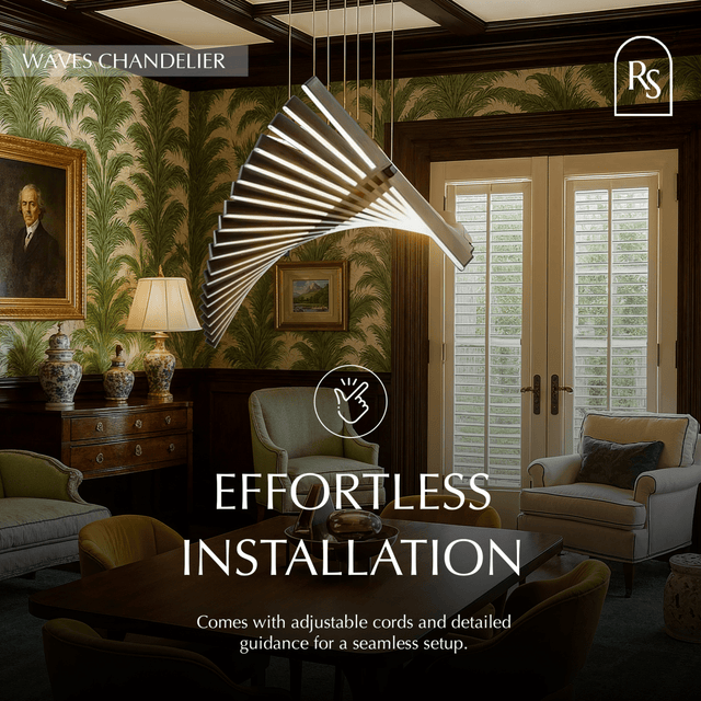 Waves Chandelier - Residence Supply