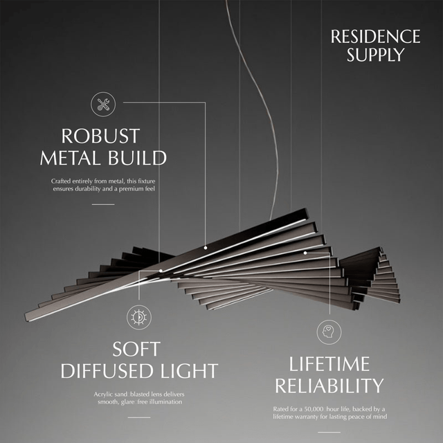 Waves Chandelier - Residence Supply