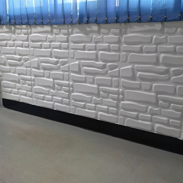 Wenar Wall Panel used as interior wall cladding beneath a window, highlighting its textured PVC surface and modern appeal.