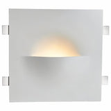 "Wiane trimless wall light with a soft glow, showing the integrated design and mounting clips."