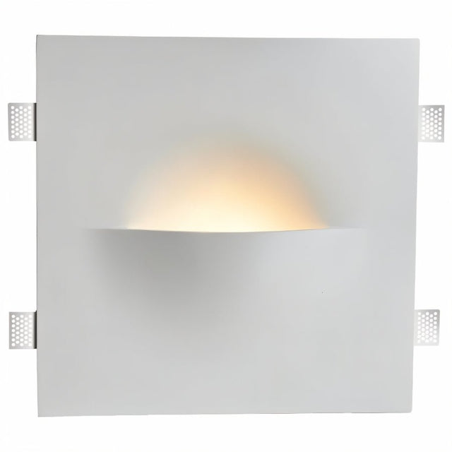 "Wiane trimless wall light with a soft glow, showing the integrated design and mounting clips."