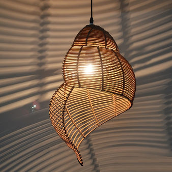 Wrap Rattan Pendant Light - Modern Lighting Fixture