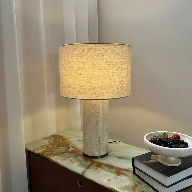 Xyvora - Marble Base Table Lamp with Soft Glow – Residence Supply