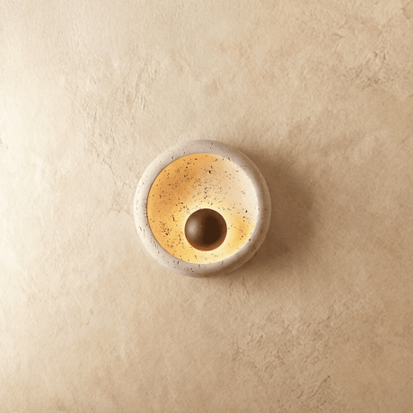 Yalka Travertine Wall Lamp - Residence Supply