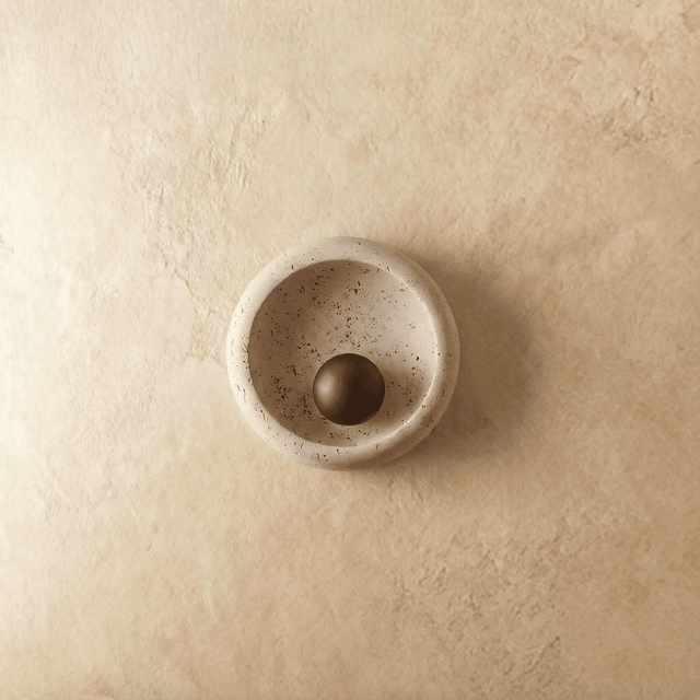 Yalka Travertine Wall Lamp - Residence Supply