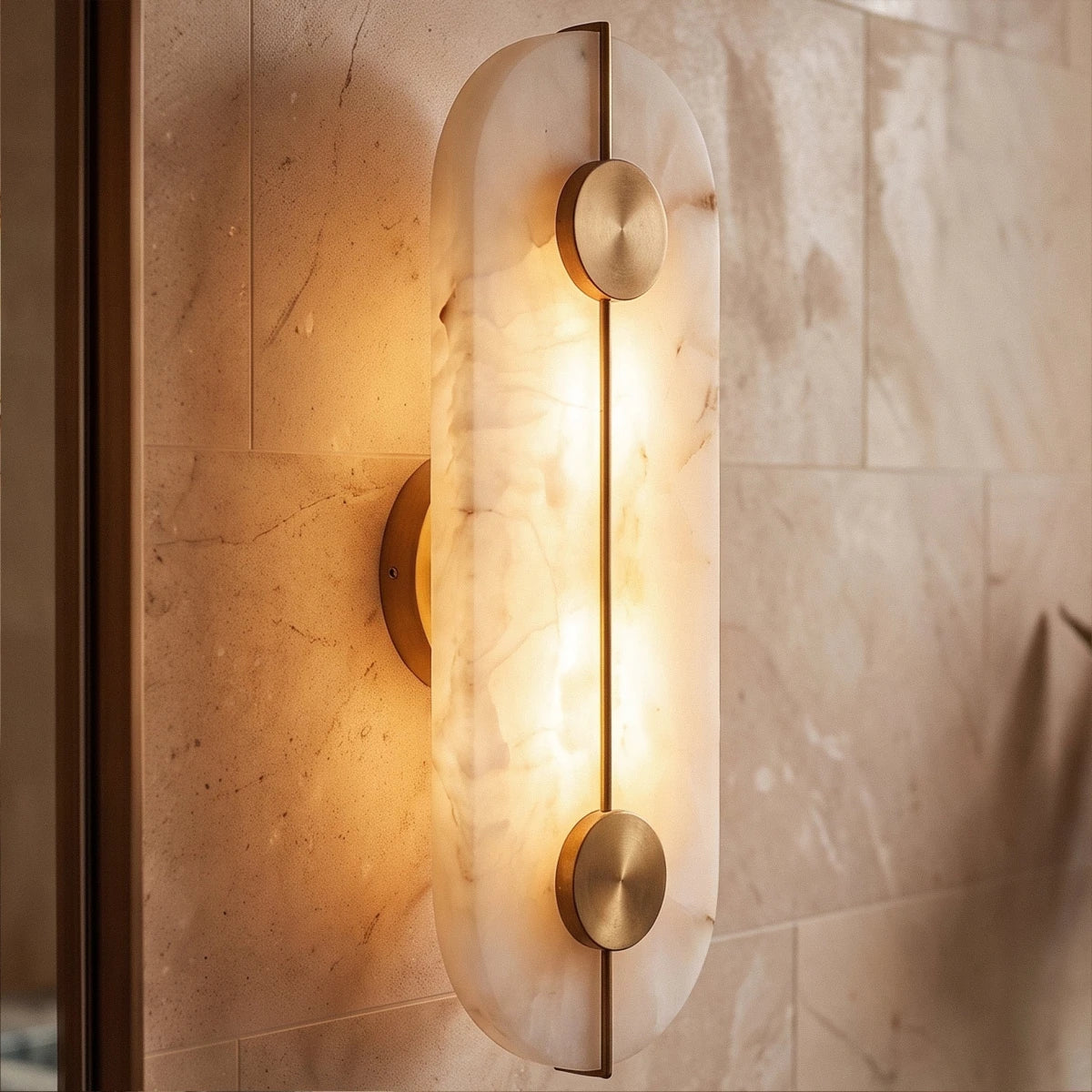 Yohana Alabaster Wall Lamp - Residence Supply