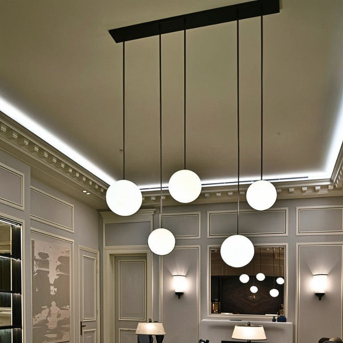 Yue Alabaster Customizeable Chandelier - Modern Lighting for Luxury Look