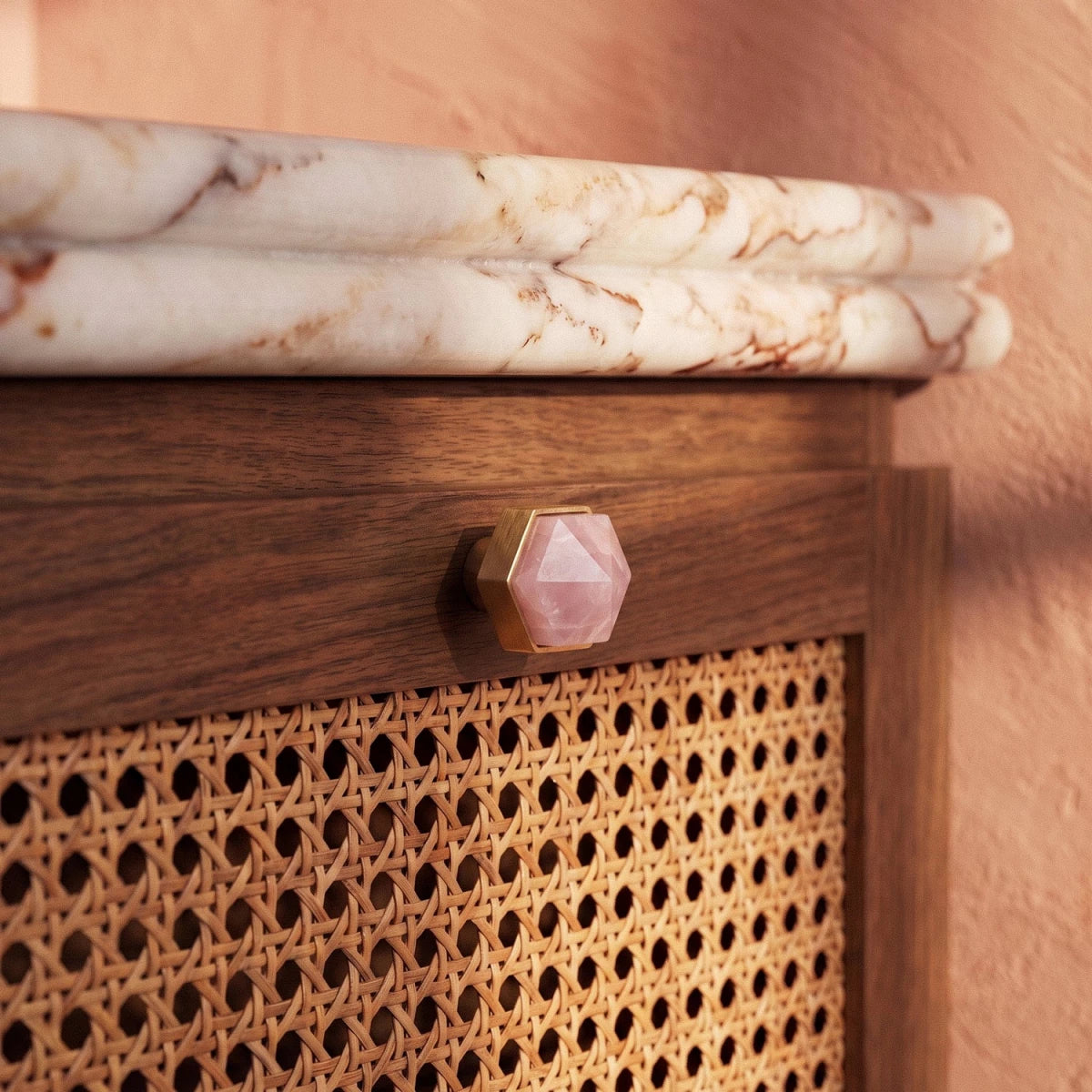 Zakitu Crystal Knob & Pull Bar - Residence Supply