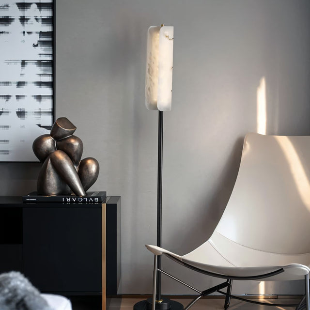 Zazu Alabaster Floor Lamp - Residence Supply