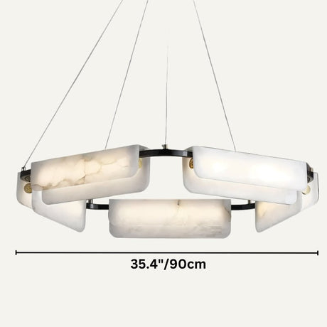 Zazu Alabaster Chandelier