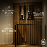 Zimra Staircase Chandelier - Residence Supply