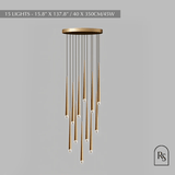 Zimra Staircase Chandelier - Residence Supply