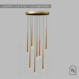 Zimra Staircase Chandelier - Residence Supply