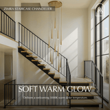 Zimra Staircase Chandelier - Residence Supply