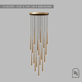Zimra Staircase Chandelier - Residence Supply
