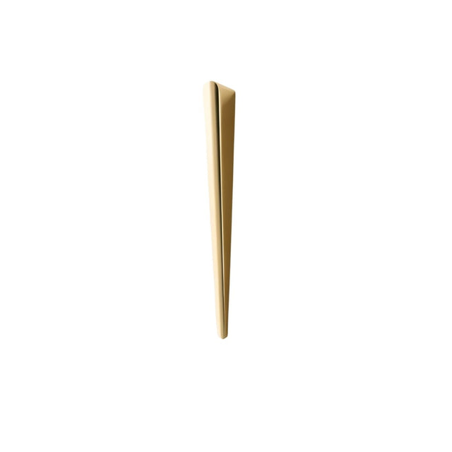 "A sleek, tapered zinc alloy pull bar with a geometric profile, shown on a white background."
