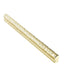 "Gold hammered texture pull bar handle isolated on a white background, showcasing its modern and handcrafted design."