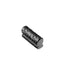"Small gunmetal hammered texture pull bar handle, suitable for contemporary cabinets and drawers."