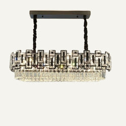 Elevate space with Aabgenay Ellipse Chandelier- Residence Supply