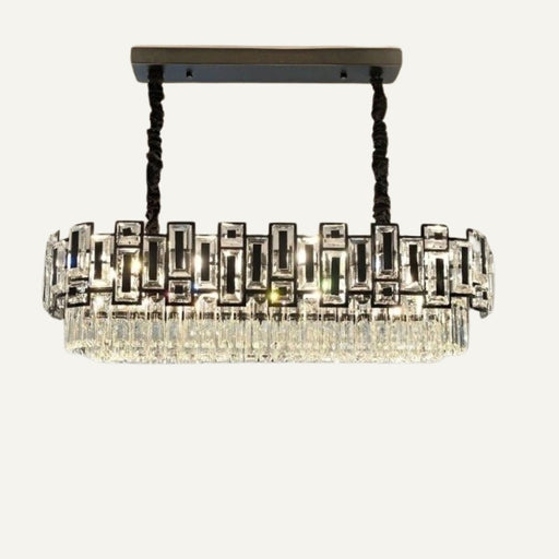 Elevate space with Aabgenay Ellipse Chandelier- Residence Supply