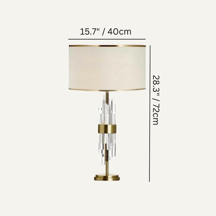 Aelius Table Lamp Size