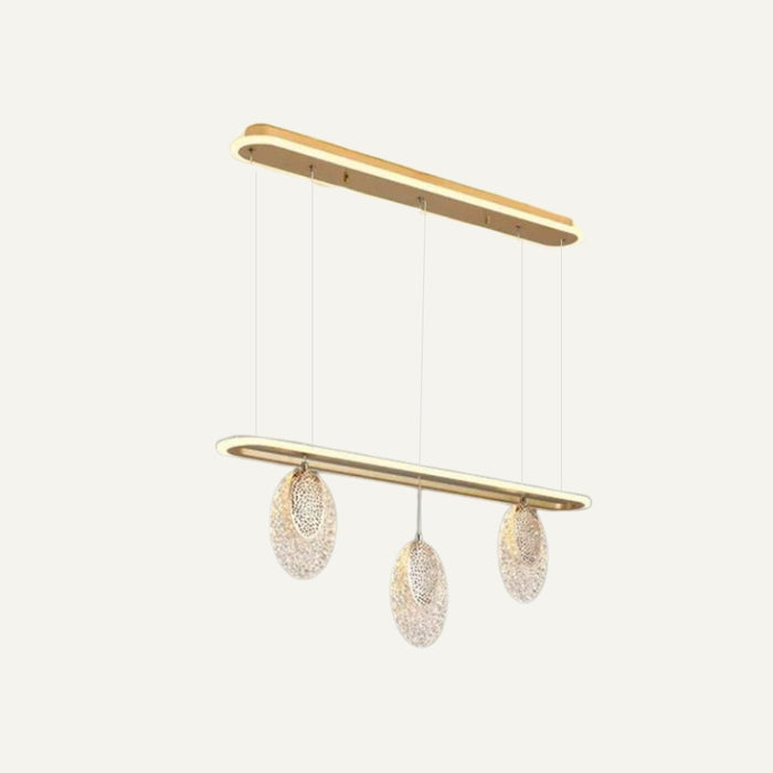 Elevate your home decor with the timeless elegance of the Aetheris Linear Chandelier