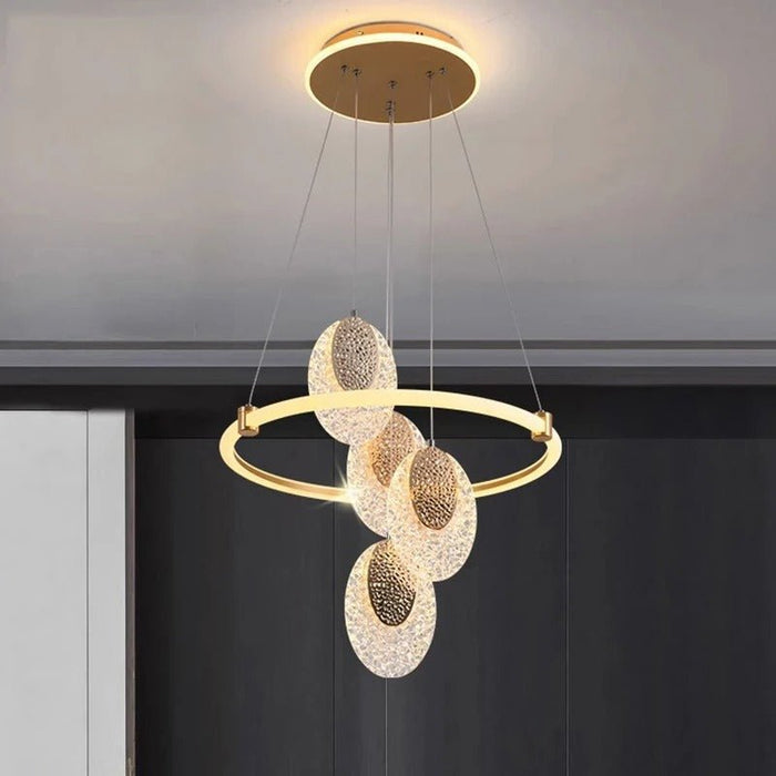 Make a statement with the modern allure of the Aetheris Round Chandelier.