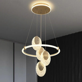 Elevate your space with the captivating design of the Aetheris Round Chandelier.