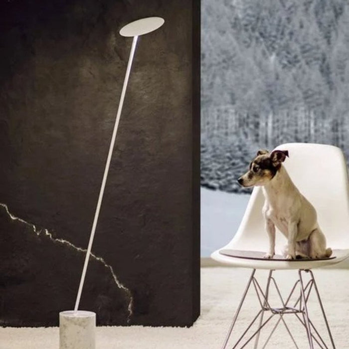 Elevate your decor with the sleek silhouette of the Agniya Floor Lamp.
