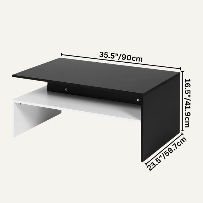 Experience versatility and style with the Agrina Coffee Table's sleek silhouette.
