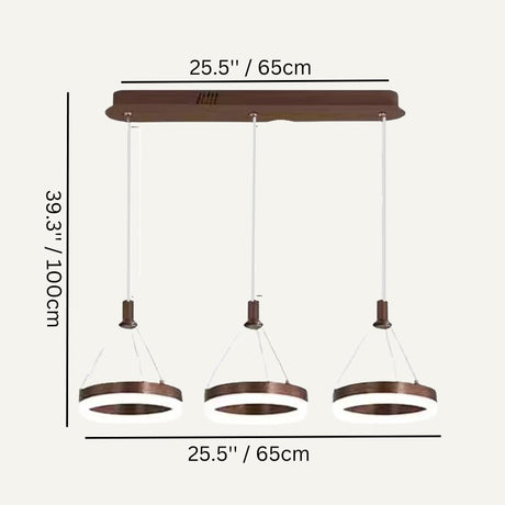 Aitu Round Chandelier - Open Box