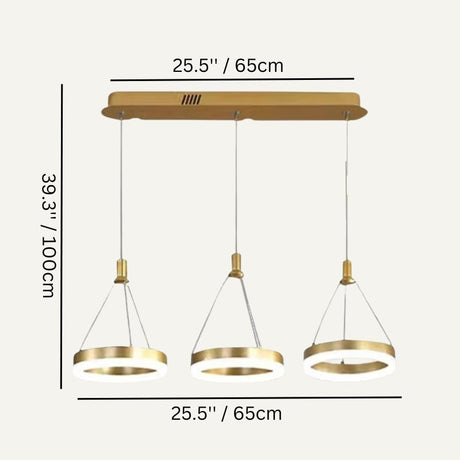 Aitu Round Chandelier - Open Box
