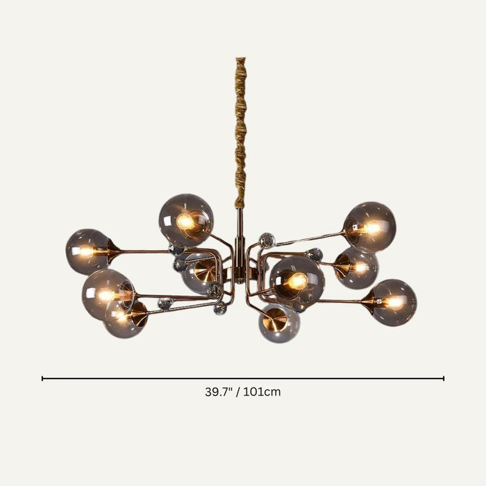 Experience the perfect blend of beauty and functionality with the Ajnur Chandelier.