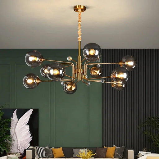 Elevate your space with the captivating design of the Ajnur Chandelier.