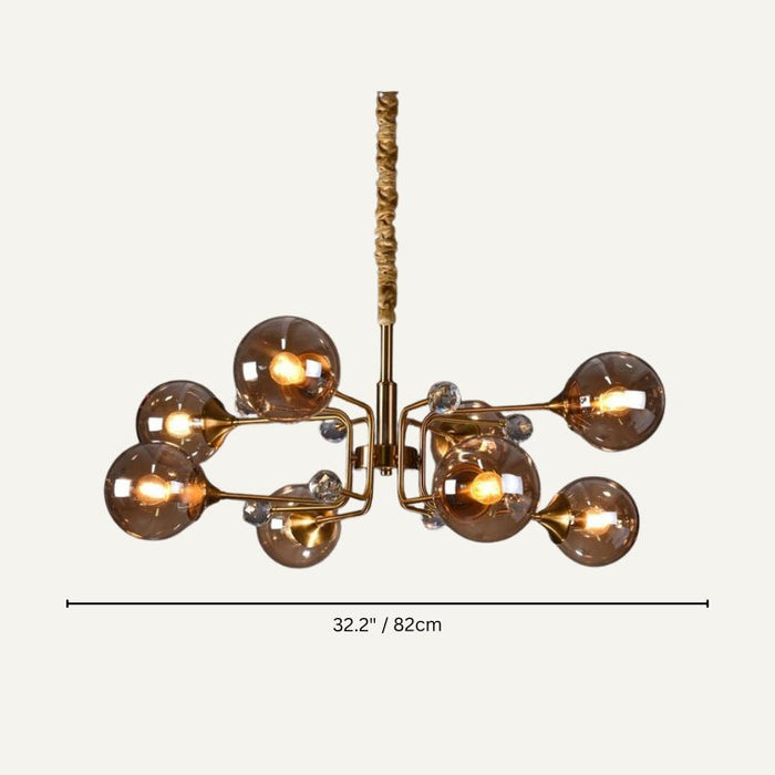 Infuse your space with the timeless allure of the Ajnur Chandelier.