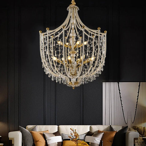 Elevate your space with the timeless allure of the Ajwad Chandelier Light.